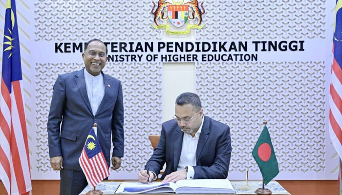 শিক্ষায় সহযোগিতা বাড়াতে ঢাকা-কুয়ালালামপুর সমঝোতা