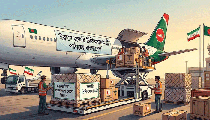 ইরানে জরুরি চিকিৎসাসামগ্রী পাঠাচ্ছে বাংলাদেশ